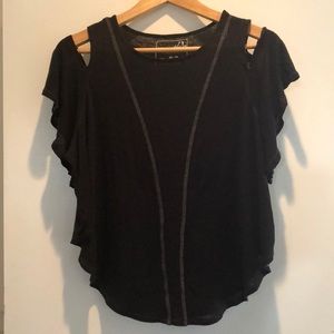 Free People Cold Shoulder Tee